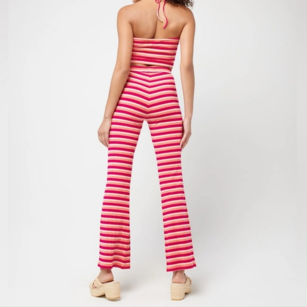 L*Space Paloma Pant, striped wide leg XS NWT